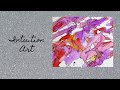 INTUITION ART | Purple Red White Yellow | Water Color | Meditation | Aressa1 | 2022