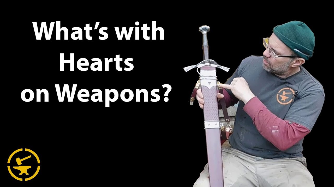 What's with hearts on medieval weapons?