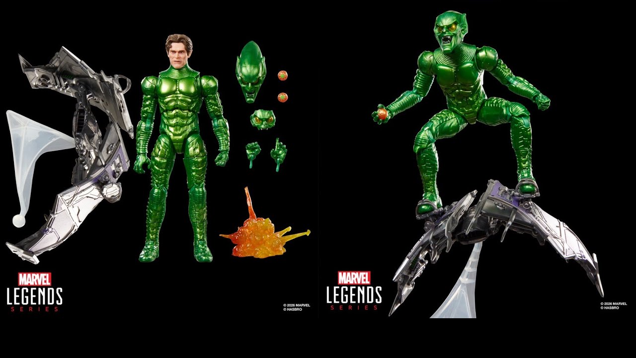 New Marvel Legends Green Goblin, Spider-Man: No Way Home Action Figure Set best price at Titan Toyz 