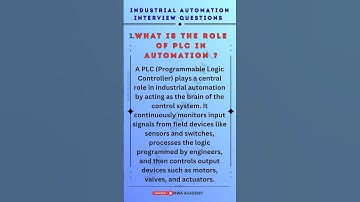 Automation Job Common Interview Question and Answer | interview |Fresher |Role oF PLC In Automation