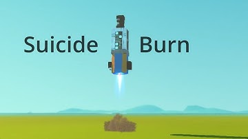 Propulsively landing a rocket in Scrap Mechanic (Hover-slam/Suicide Burn)