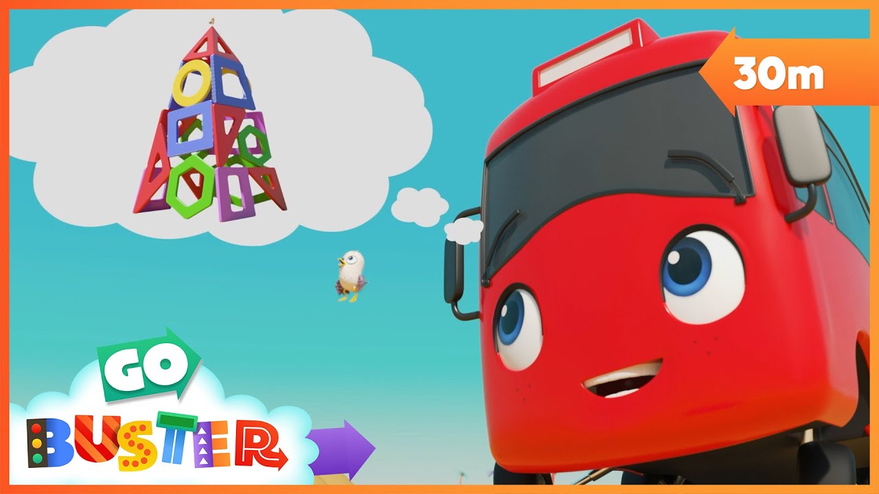 Buster's Shape Dream | Go Gecko's Garage! | Kids Cartoons - YouTube