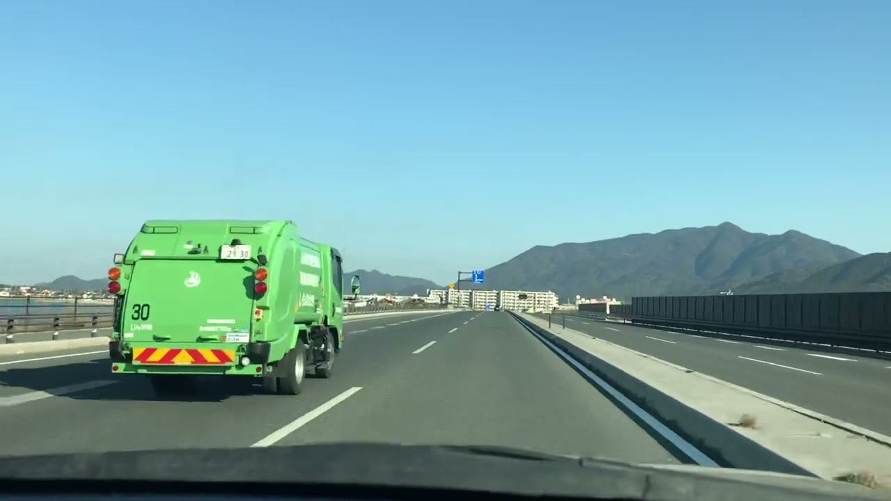 2023 01 31 下関市内（幡生本町から、下関北バイパスを通って、安岡町の済生会下関総合病院まで）