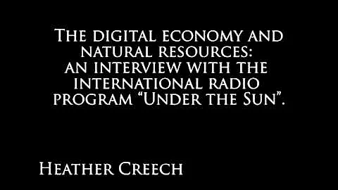Under the Sun interview with Heather Creech