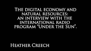 Under the Sun interview with Heather Creech