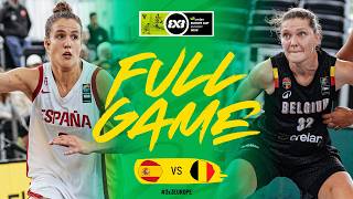 Spain 🇪🇸 v Belgium 🇧🇪 | Women Quarter-Finals | FIBA 3x3 Europe Cup 2026