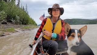 Storm on the Yukon River &amp; Surprise Ending. Part 3 canoeing adventure