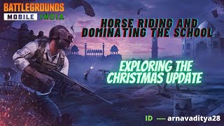 Dominating the school in BGMI | Exploring the Christmas update in BGMI | Chasing Infinity