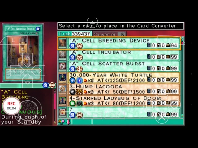 yugioh tag force 3 card converter YU GI OH Duel Monsters PSP UMD Playstation Portable 2301 psp add 1 Synchron monster from your Deck to your hand Yugioh tag force 3 card