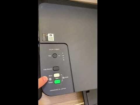 حل مشكلة عدم الطباعة وتقطيع الالوان لطابعة برذر 220