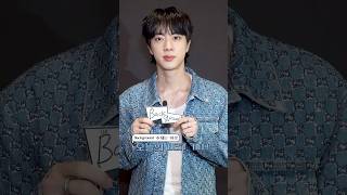‘#RUNSEOKJIN_epTOUR in DALLAS’ Background🎬 #석진이의_오늘의_BEST_PICK👍🌟 #진 #Jin #BTS #방탄소년단 #Jin_TOUR_US