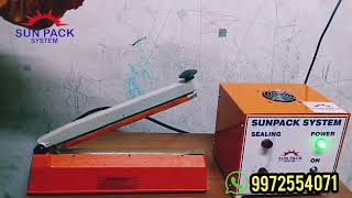 Telugu Version Double Line Hand Sealing Machine With Control Box Heavy Duty Hand Sealing Machine