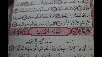 شهريار برهيزكار سورة الإنسان  سورة 76  عدد آياتها 31