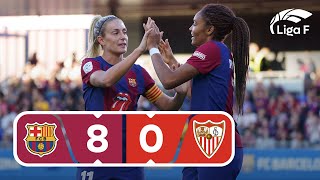 Resumen FC Barcelona vs Sevilla FC | Jornada 7 | Liga F