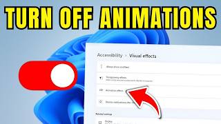 Come disattivare le animazioni in Windows 11 (2026)