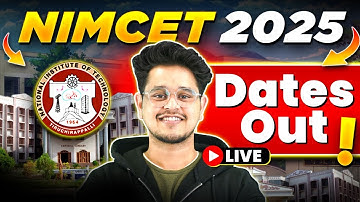 💥NIMCET 2025 Applications Form OUT! 🤩Top MCA Entrance Exam Dates Out! #mca  #nimcet  #mcaadmissions