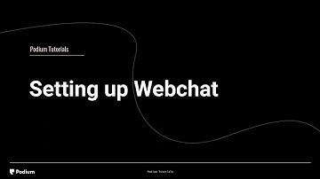 Setting up Webchat