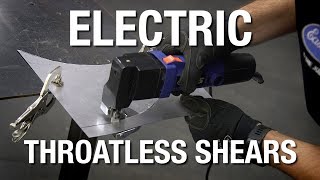 Electric Throatless Shear - How To Cut Metal With Ease! Eastwood