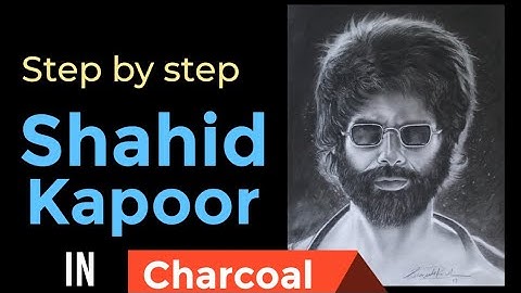 How to draw shahid Kapoor step by step | kabir singh hairstyle tutorial