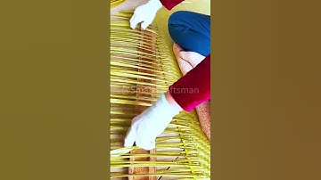 Bamboo mat weaving process- Good skills and methods can improve work efficiency