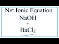 Chemical Reactions and Ionic Equations