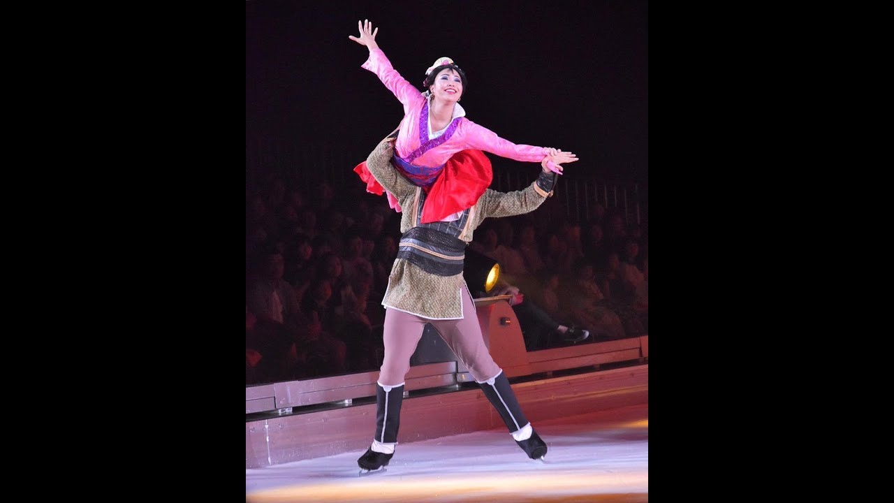 Disney Ice Dance Of Cute And Beautiful Princess On Ice Youtube