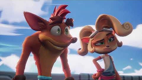 Crash & Neo Cortex Team Up For A Common Enemy Scene - Crash Bandicoot 4 It