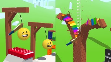 Slice It All Gameplay (Level 39-40) 🟥🟨🟦