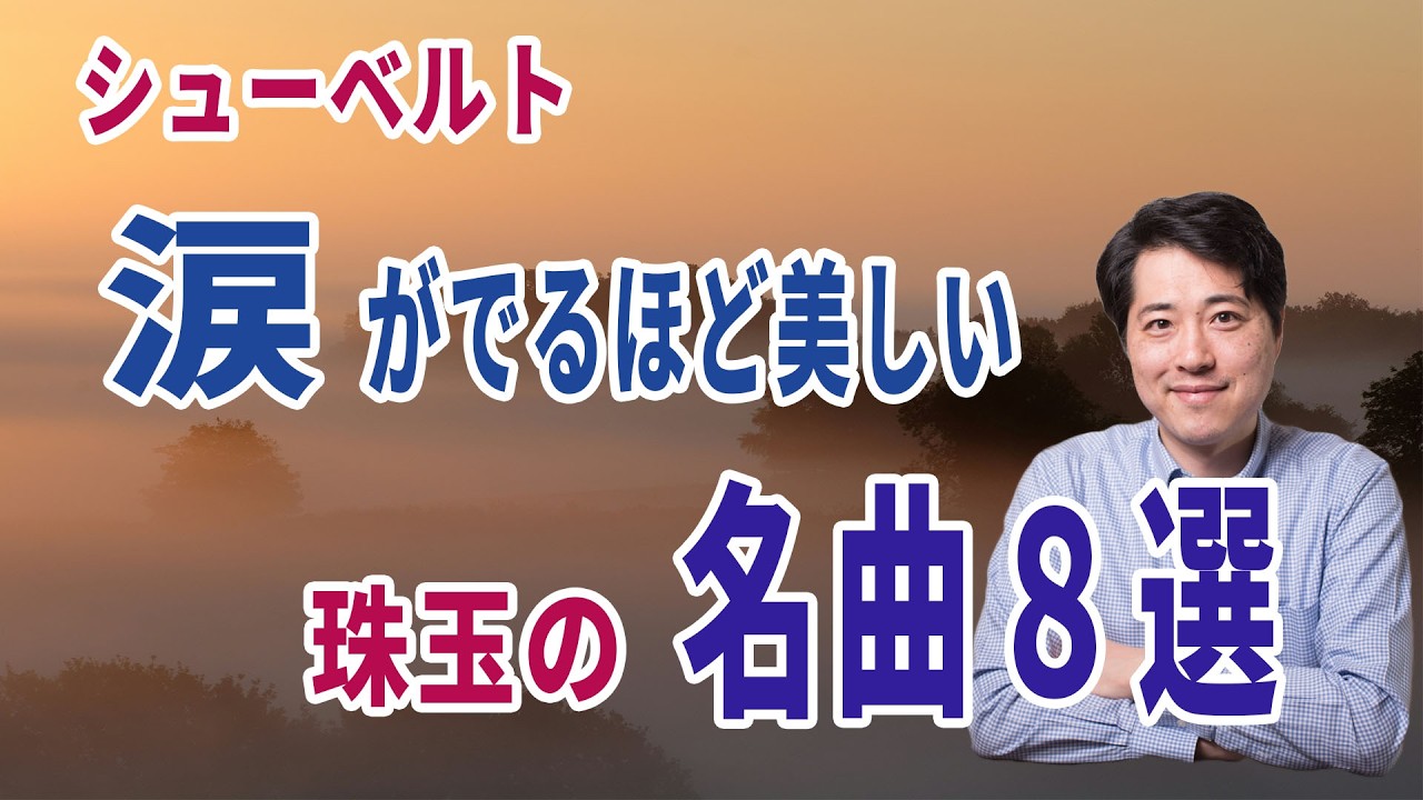 【名曲紹介】涙がでるほど美しい!シューベルトの名曲を8曲紹介
