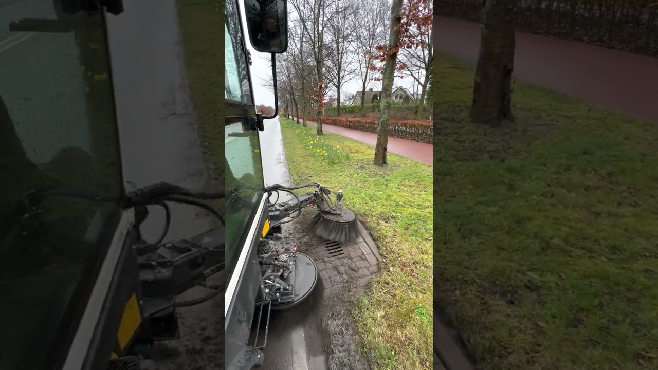 Dirty dirty work sweeper love it .