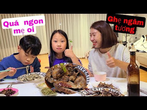 Video GHẸ NGÂM TƯƠNG HÀN QUỐC TRỘN CƠM & LÁ KIM. DONGGUN MÊ... - youtube