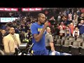 Kevin Durant receives a few boos walking onto Thunder court | ESPN