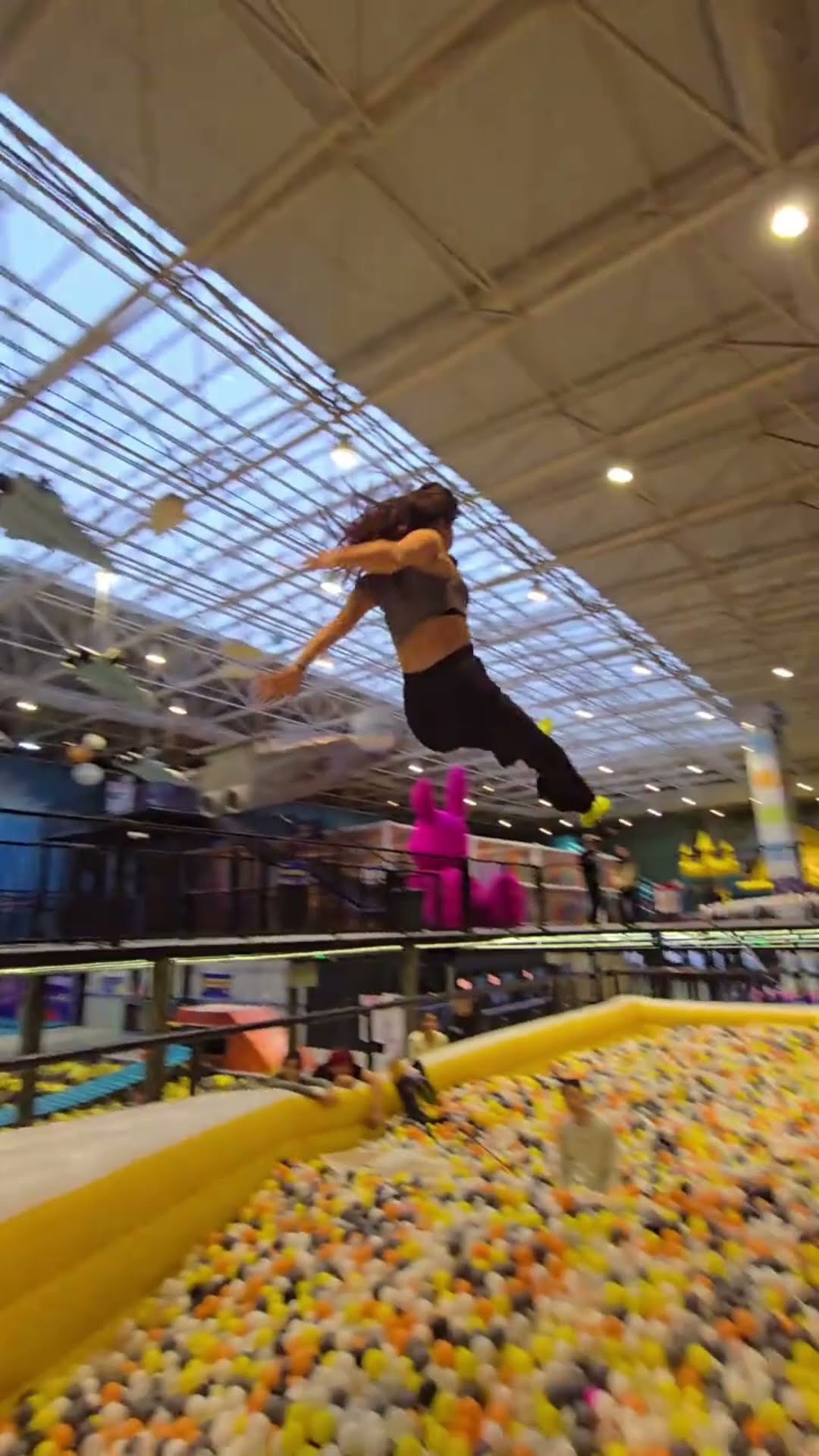 This Trampoline Is So? Fun! Why Didn't We Just Start Jumping Around Like This When We Were Kids,