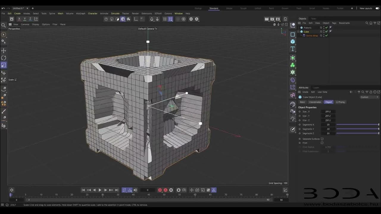 Shrink Wrap deformer YouTube