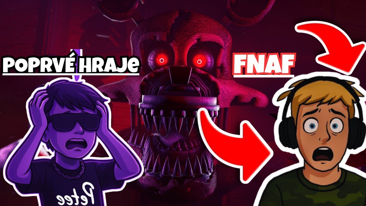 MŮJ BRATR HRAJE POPRVÉ FNAF!!!Fnaf CO-OP #3 w/@fakerycz