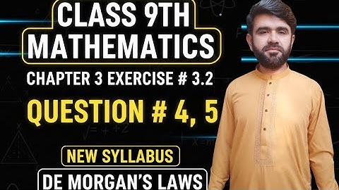 class 9th math new book chapter 3 Exercise 3.2 Q#4,5 9th maths|9-class Math Set and Functions