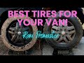 BEST ALL-TERRAIN TIRES For Your Van Conversion Class B RV - BF GOODRICH KO2 Tires On Ram Promaster