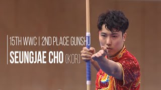 [2019] Seungjae Cho [KOR] - Gunshu - 2nd - 15th WWC @ Shanghai Wushu Worlds