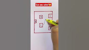 Connect the lines from 1 to 1, 2 to 2, 3 to 3 without crossing the lines!