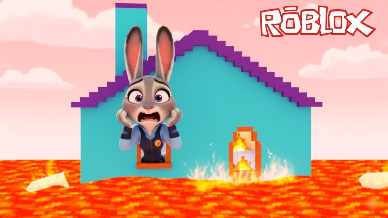 Judy Hopps Play The Floor Is LAVA in Roblox! 🔥