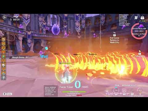 Teyvat Adventure - Ruined Domain - Endless Inferno run (85-105)