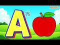 A for Apple 🍎 | ABC Little Firetruck 🚒 | Fun Alphabet Song for Kids | Mini Shark 🦈