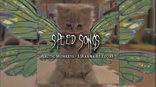 ARCTIC MONKEYS-I WANNA BE YOURS speed songs #tiktok #music #song #speed
