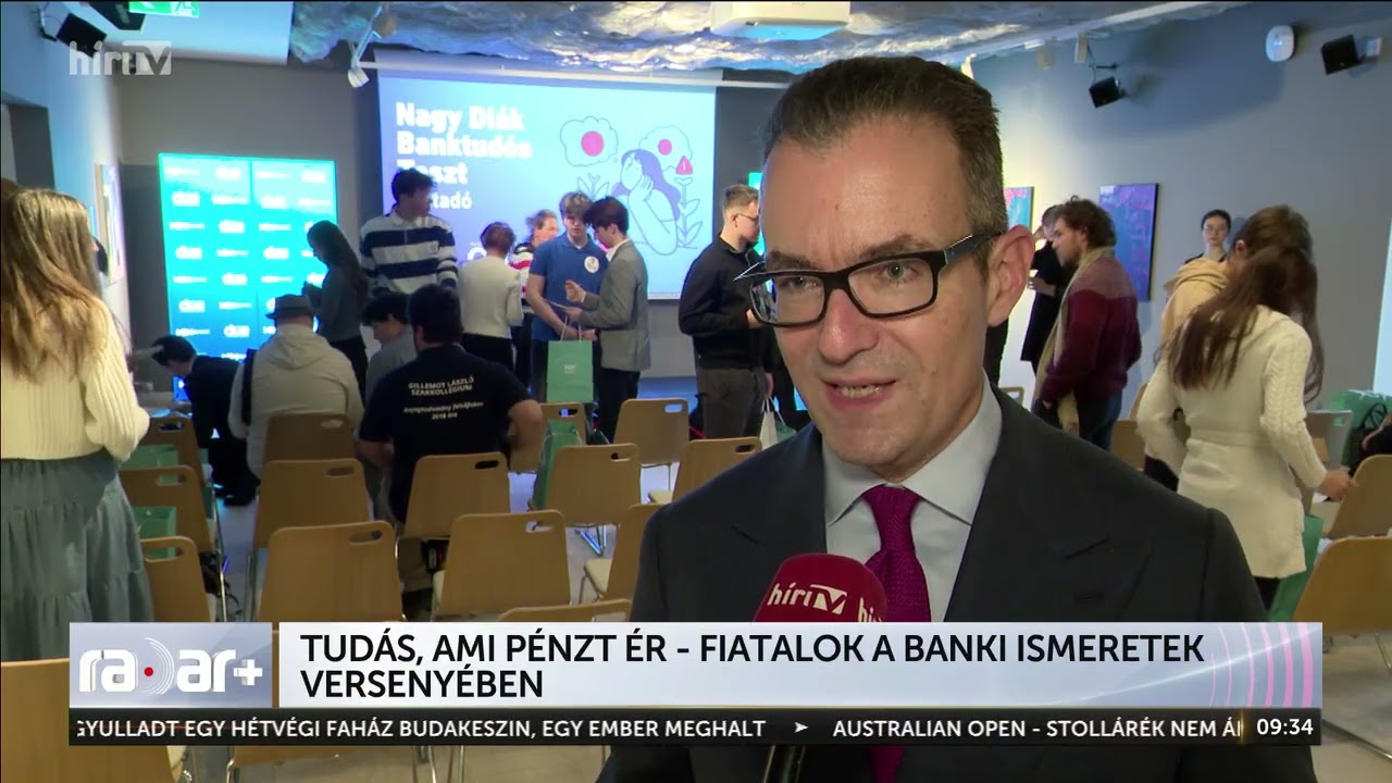 Tudás, ami pénzt ér – fiatalok a banki ismeretek versenyében - HÍR TV+