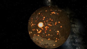 Kepler-69 C and Enceladus collision - Universe Sandbox 2