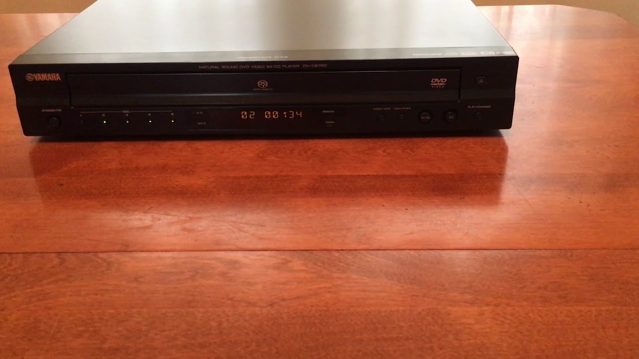 Yamaha DV C6760 CD DVD Player - YouTube