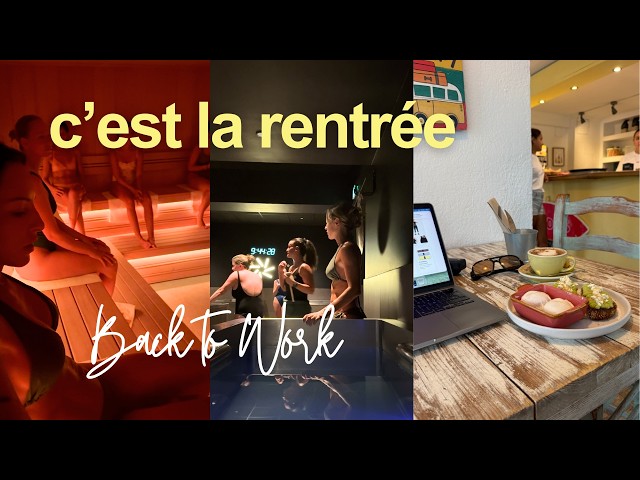 Déplacement à Paris, nouvelle routine sportive, coworking & retrouver les copains !