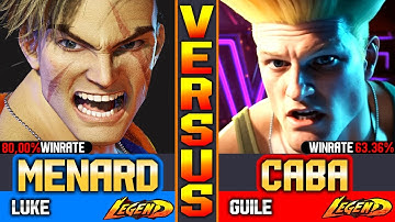 SF6 MenaRD (Luke Vs Guile) Caba ▰ Street Fighter 6 Gameplay High Level