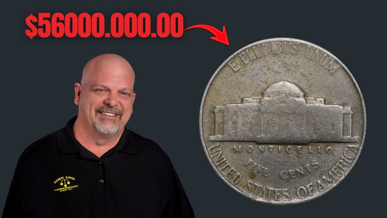 Самая дорогая монета США из никеля! Редкая монета Джефферсона стоимостью 0,56 млрд долларов! 