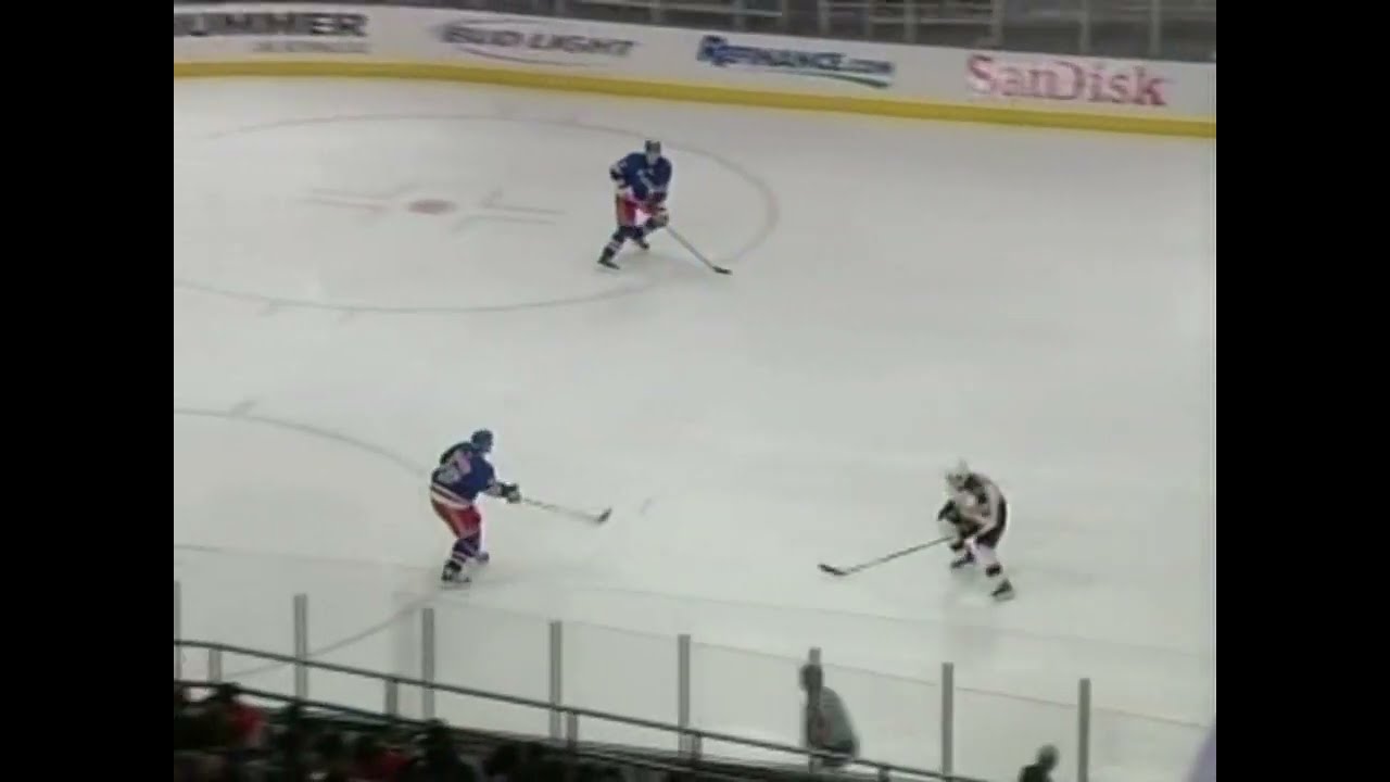 Ryan Callahan First NHL Goal 3/17/2007